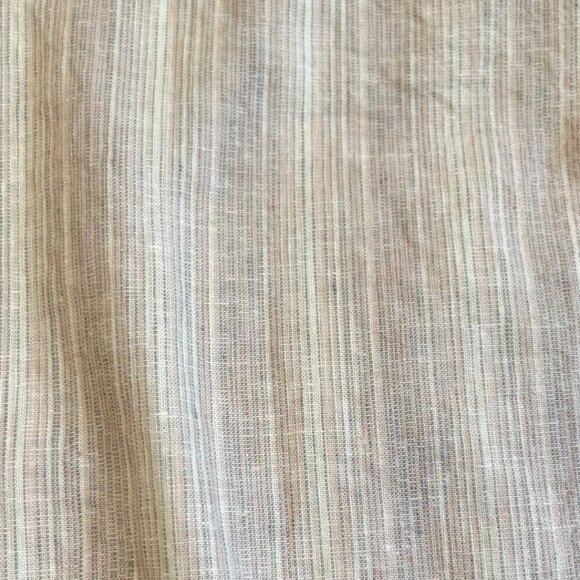 Bruno Size Small Short Sleeve Striped Washable Linen Casual Button Down … - Picture 9 of 12